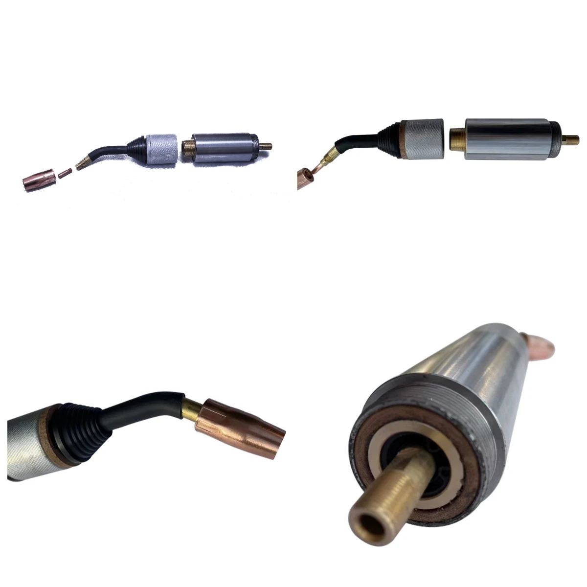 Tapping and welding integrated machine, special welding gun head, suitable for welding, durable, capable of long-term operation