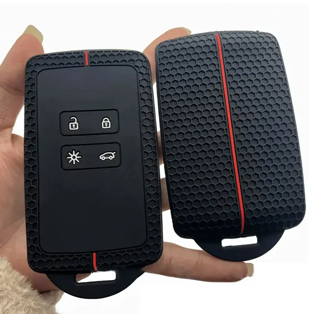 For Renault Austral Captur Arkana Koleos Zoe Scenic Dacia Sandero Duster Logan Jogger Kadjar Clio Megane Silicone Key Case Cover