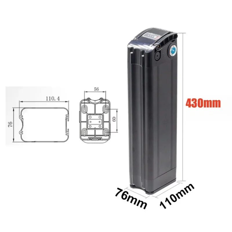 Batterie Li-ion 48V 20Ah/15Ah pour poisson argenté 350W-1000W pour BURCHDA R8S Pro/JINGHMA R8 Pro avec chargeur 54.6V 2A