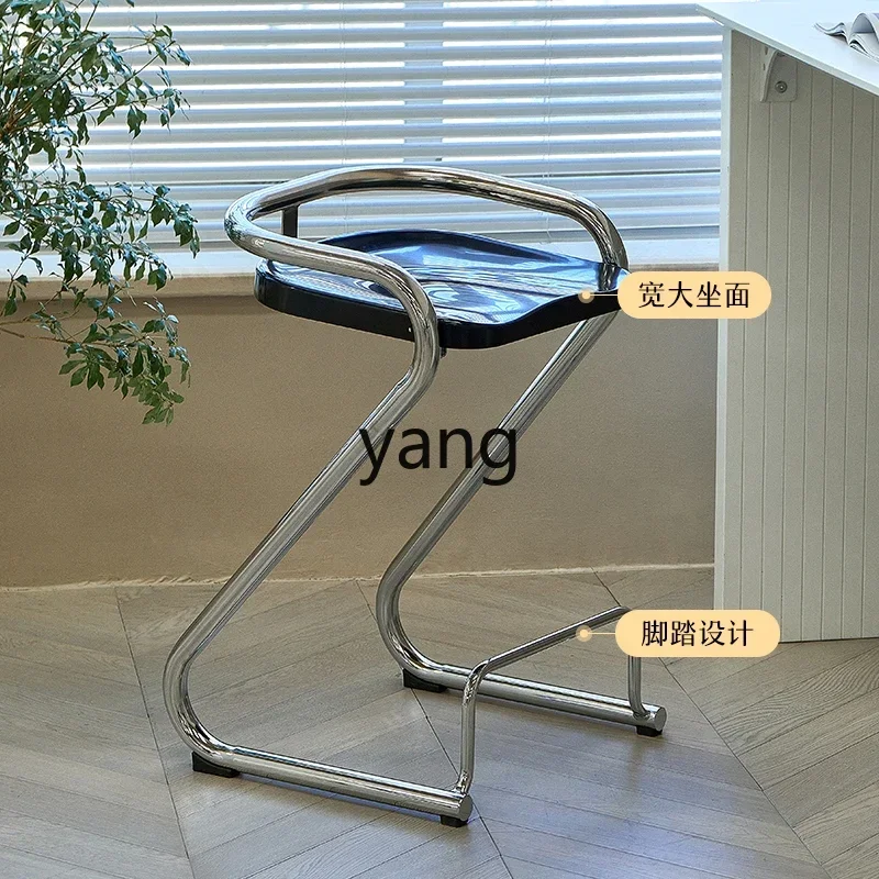 Lmm home Internet celebrity designer high chair simple backrest milk tea shop chair