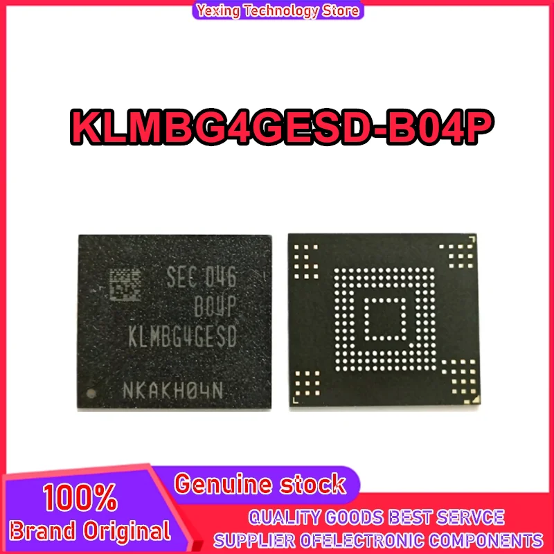 KLMBG4GESD-B04P Industrial grade 5.1 version eMMC 32GB flash memory granule New Original in Stock