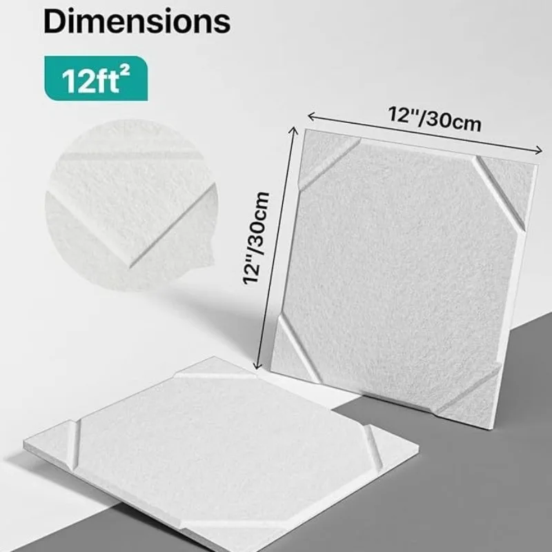 Acoustic Panel Creative Acoustic Soundproof Reduce Noise Wallboard Self-adhesive Felt Board Wall