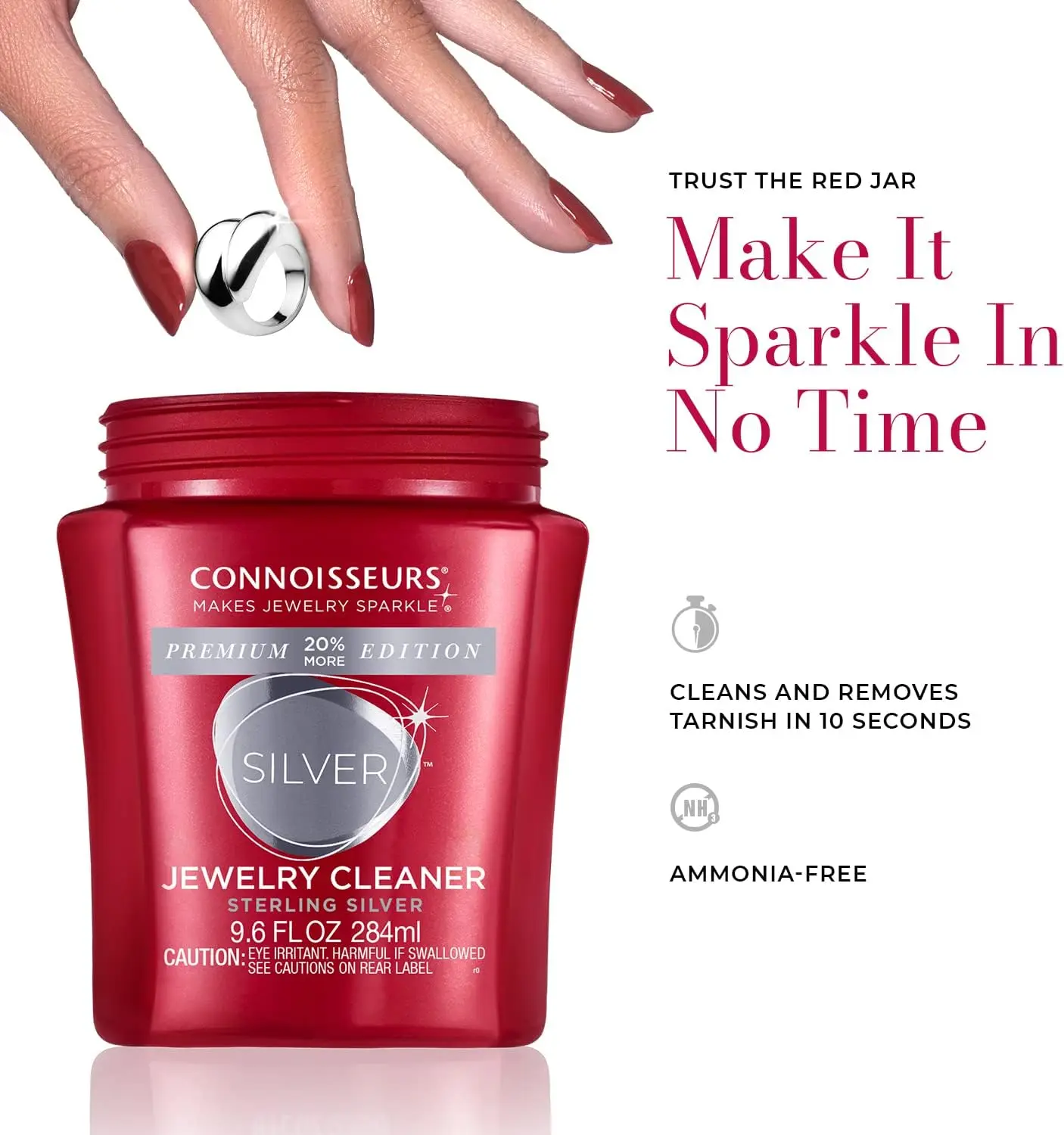 

Блестящий обновляющий очиститель ювелирных изделий, жидкость для быстрой очистки серебряных платиновых колец, ожерелий и драгоценных камней