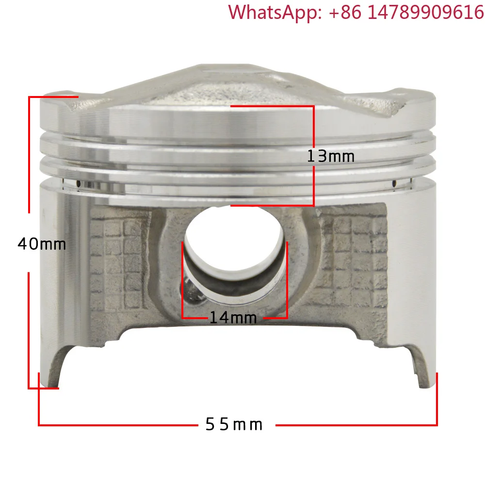 High Performance Engine Piston Kit for [Model] Motorcycle Parts Cylinder Block Assembly Aluminum Alloy with Rings
