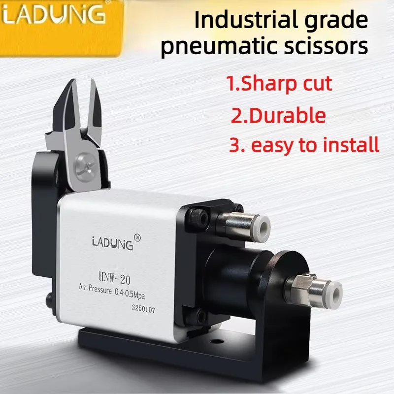LADUNG HNW-20 Micro Pneumatic Scissors Auto Sprue Cutter Automated water and air-powered scissors EG1-NW20 shear head
