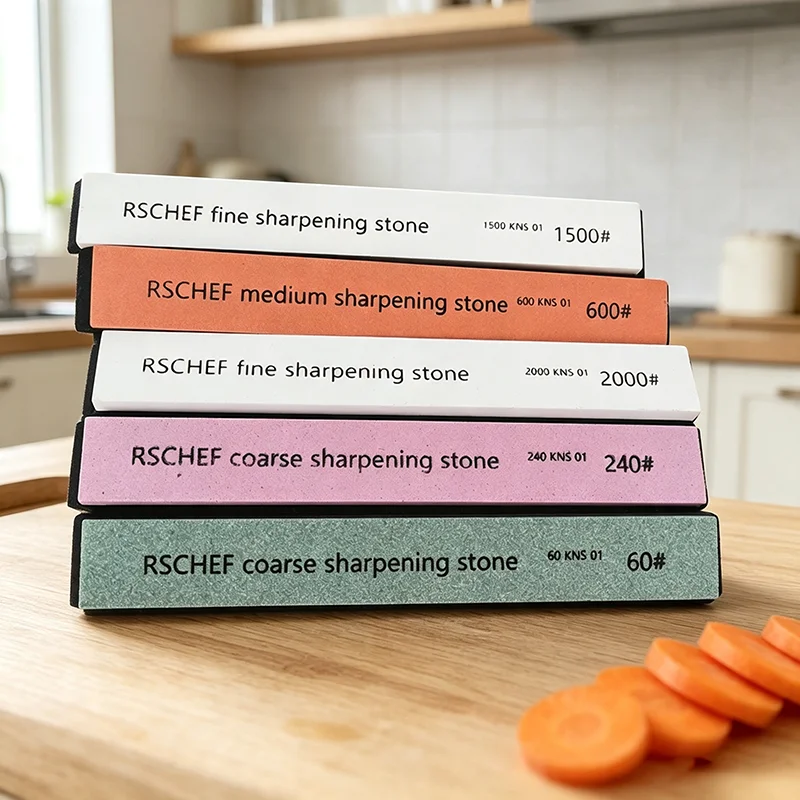 Kitchen Knife Edge Sharpener Replacement Polished Whetstone Grinding Stone for Household Sharpening System Accessories Tool