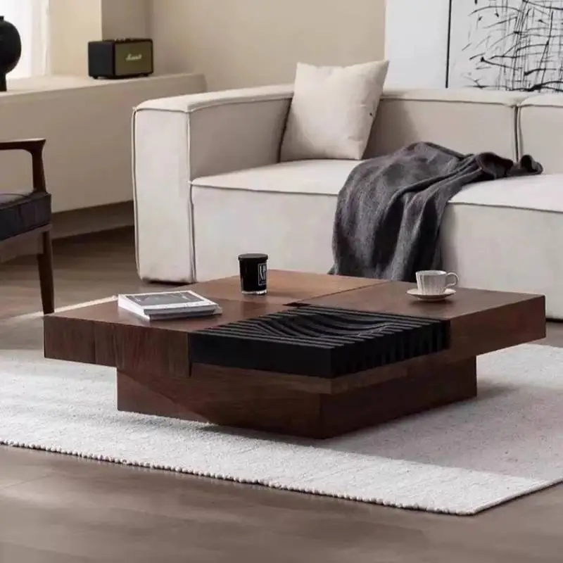 

Organizer Extendable Coffe Tables Modern Business Designer Luxury Salon Table Nordic Bauhaus Wood Mesa De Centro Furniture