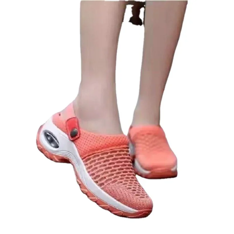 

Large Flying Weave Hole Limp Heel Slippers Women's Slippers 43 Slippers Platform Sandals Chaussure Femme