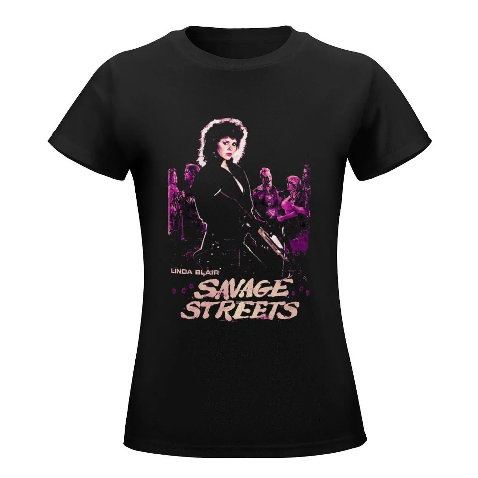 เสื้อยืด SAVAGE Streets 1สำหรับผู้หญิงเสื้อผ้าสำหรับผู้หญิงเสื้อผ้าแนวสปอร์ตสำหรับผู้หญิง