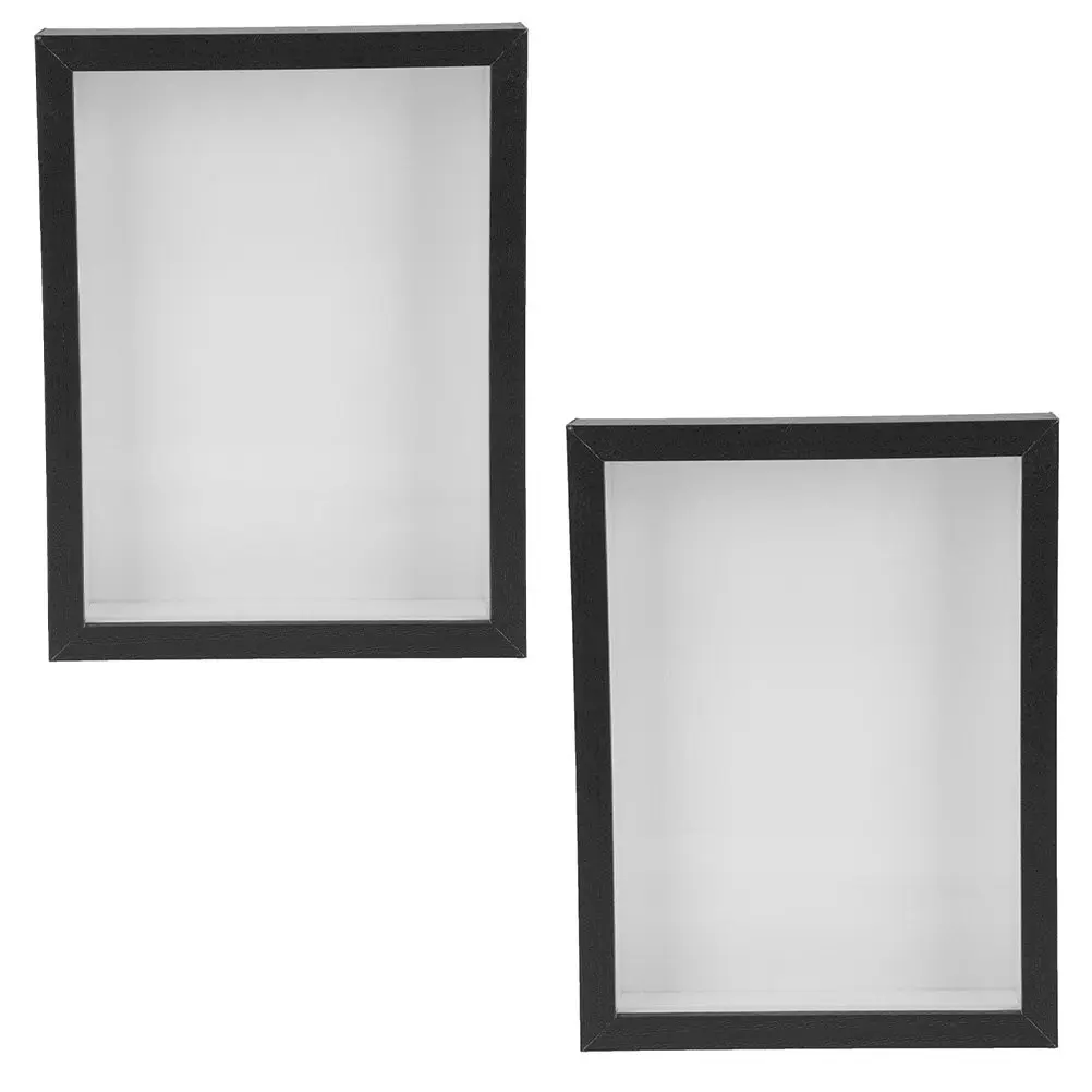 2Pcs Dry Flower Storage Photo Frame Premium Specimen Display Box for Butterflies Plants Pressing DIY Wall Decor Living Room