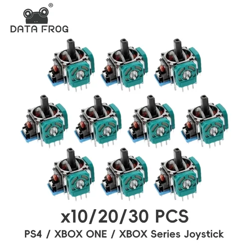 DATA FROG 10/20/30 Uds. Joystick analógico 3D de repuesto para PS5/PS4/SwitchPro/Xbox One controlador ThumbStick piezas de reparación accesorio