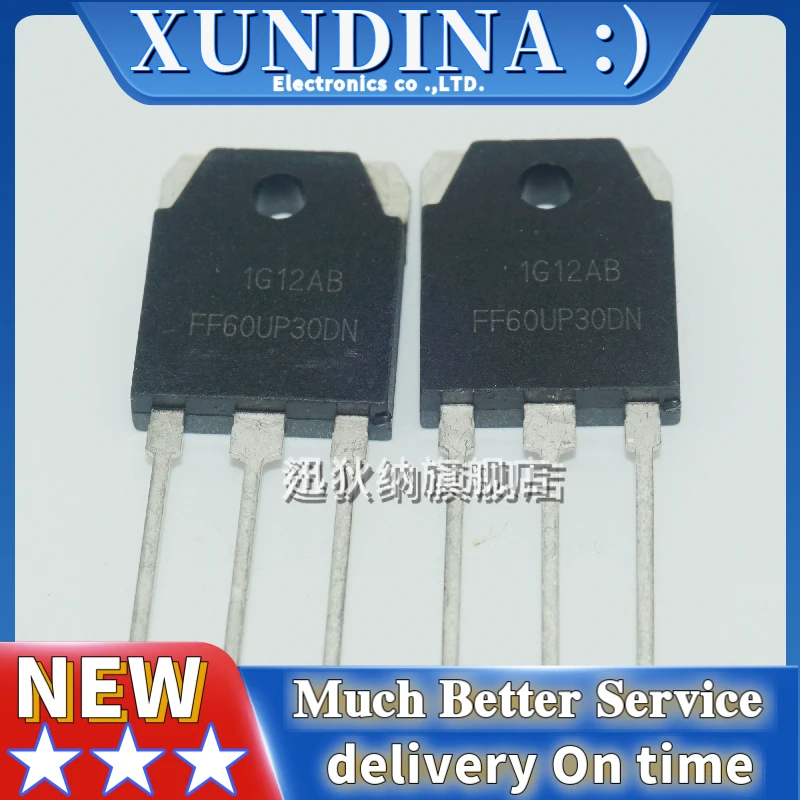 10 PZ/LOTTO FFA60UP30DN FF60UP30DN TO-3P nuovo e originale IC