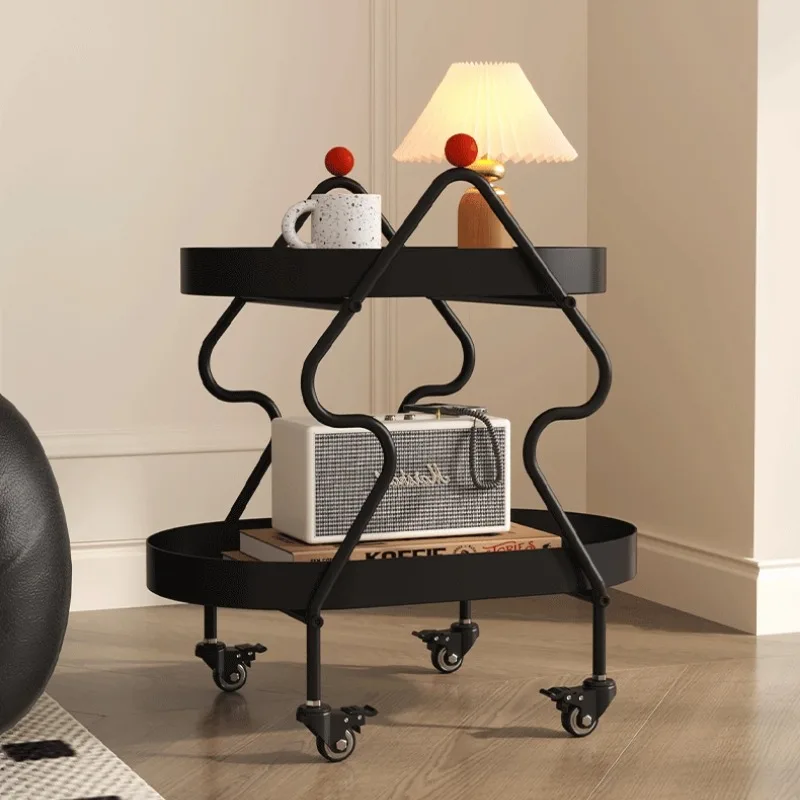 French Style Living Room Accent Table Luxury Mobile Side Table Creative Coffee Table Modern