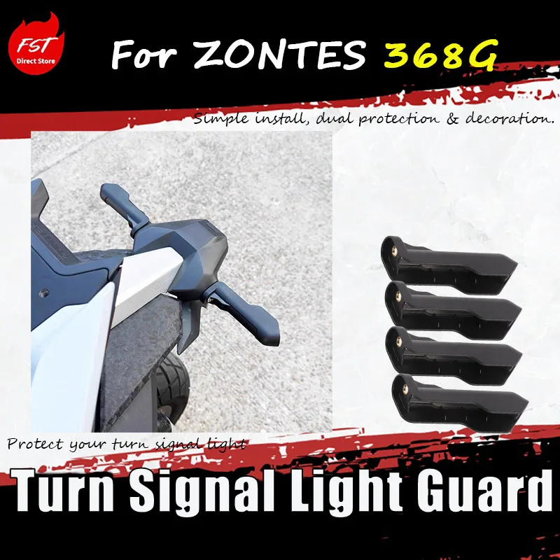 

For ZONTES 368G modification accessories - front and rear turn signal protection cover, turn signal protection shell
