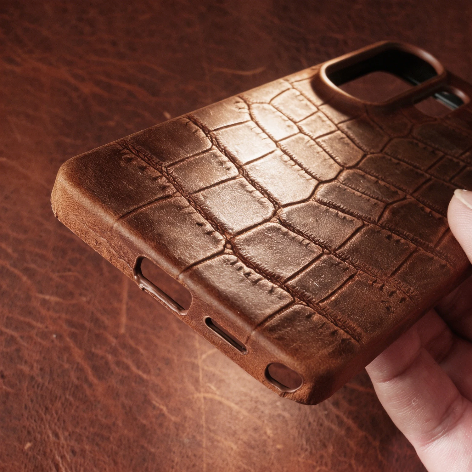 For Magsafe Genuine Leather Case For Samsung Galaxy S26 S25 Ultra S24 Plus S23 S22 S21 FE S20 Note20 Magnetic Phone Back Cover view 6
