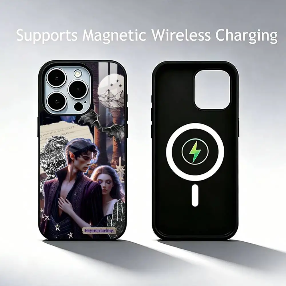 Acotar Court Mist and F-Fury  Phone Case For iPhone17,16,15,14,13,12,11 Plus,Pro Allows magnetic wireless charging