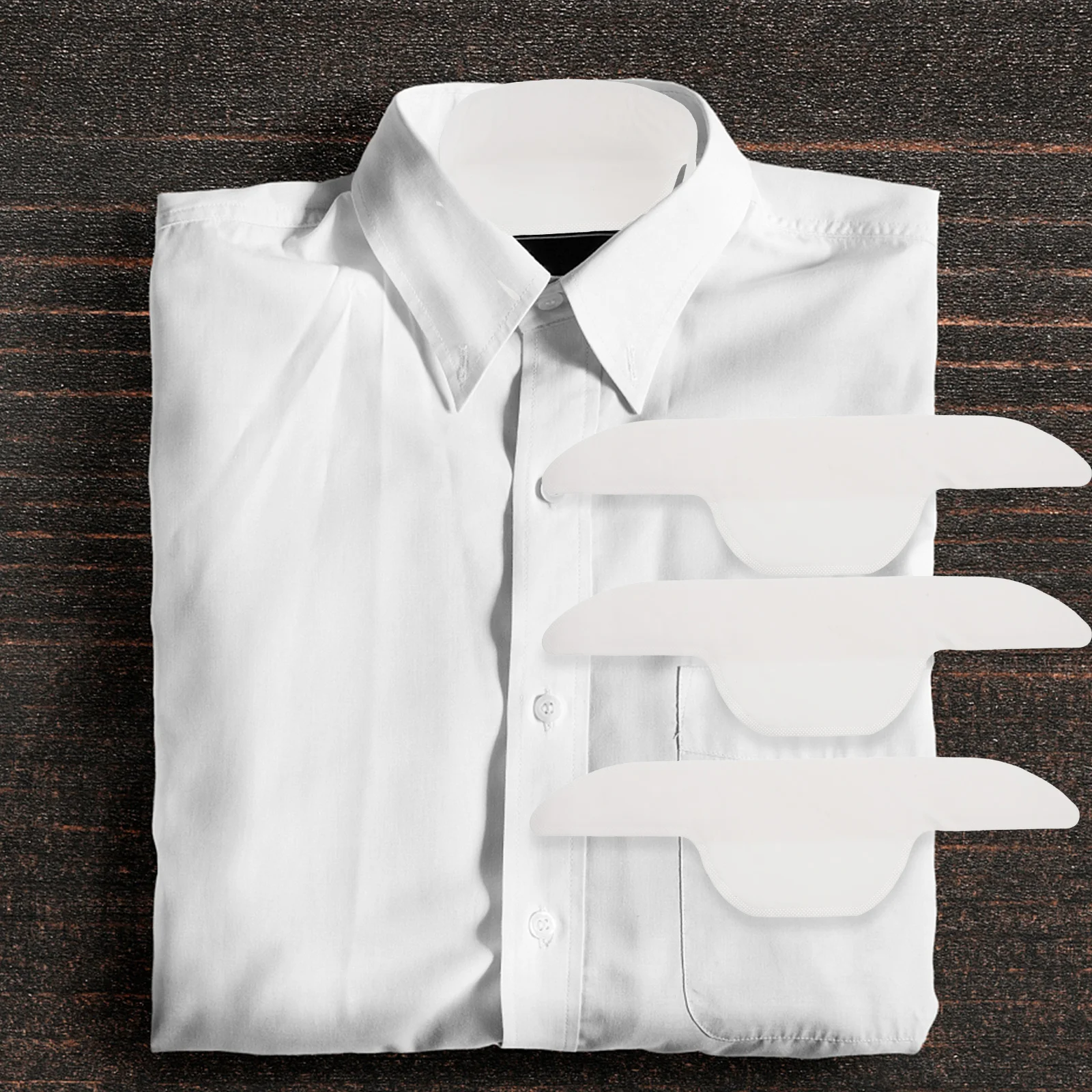 

20Pcs Sweat Absorption Stickers Shirt Collar Pads Disposable Inner Sweatband Invisible Soft Tear Resistant High Cost Performance