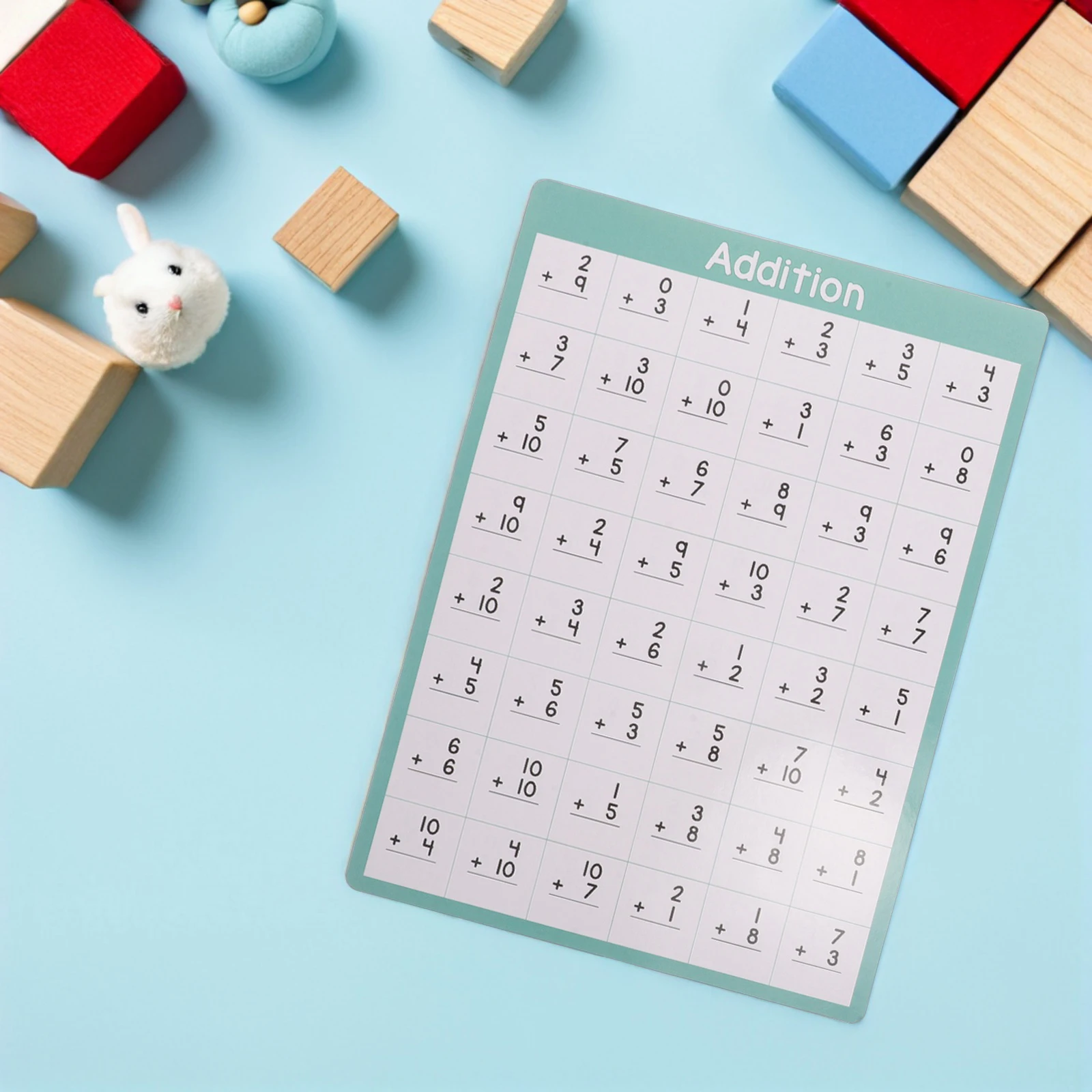 

50 Sheets Childrens Math Practice Workbook Fun Interactive Exercises Improve Numeracy Skills Counting Addition Subtraction