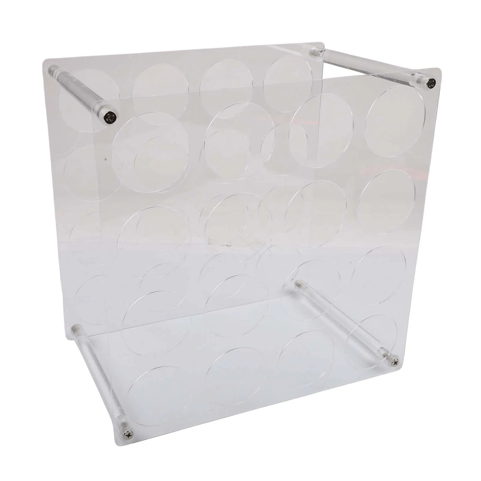 

Стеллаж для хранения виниловых рулонов, органайзер для художественных принадлежностей, акриловая подставка на 16 отверстий, сверхпрочная, легкая сборка