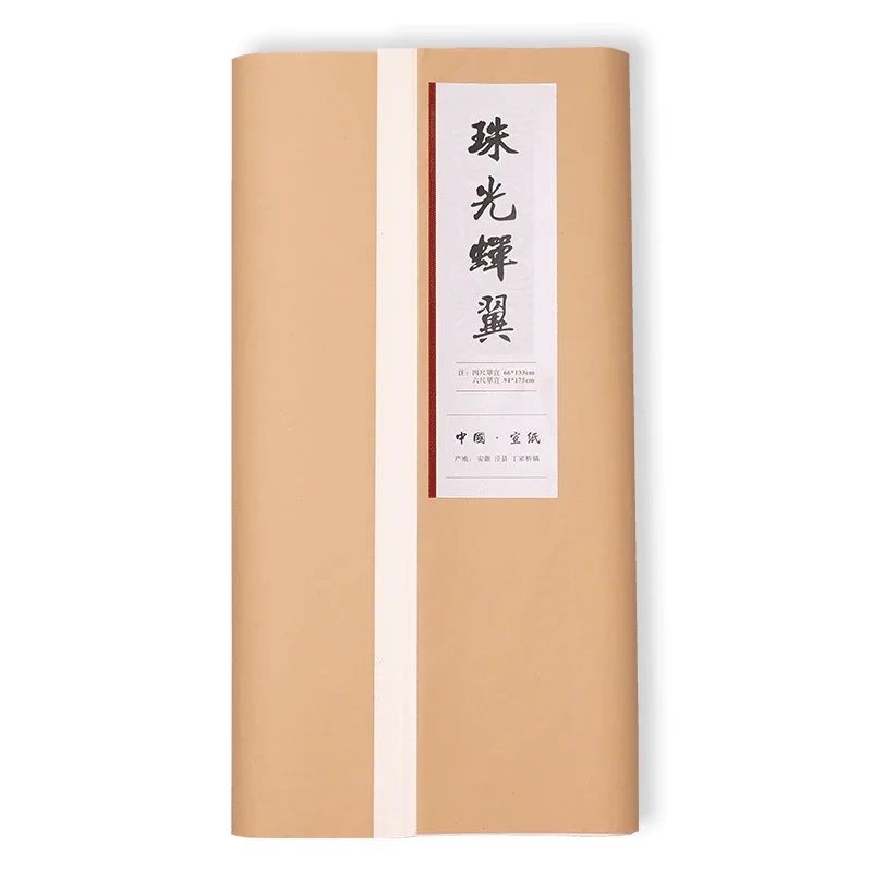 Mica Ripe Xuan Paper Brush Painting Copying Papier Sandalwood Cicada Wings Super Thin Rice Paper Chinese Calligraphy Papel Tina