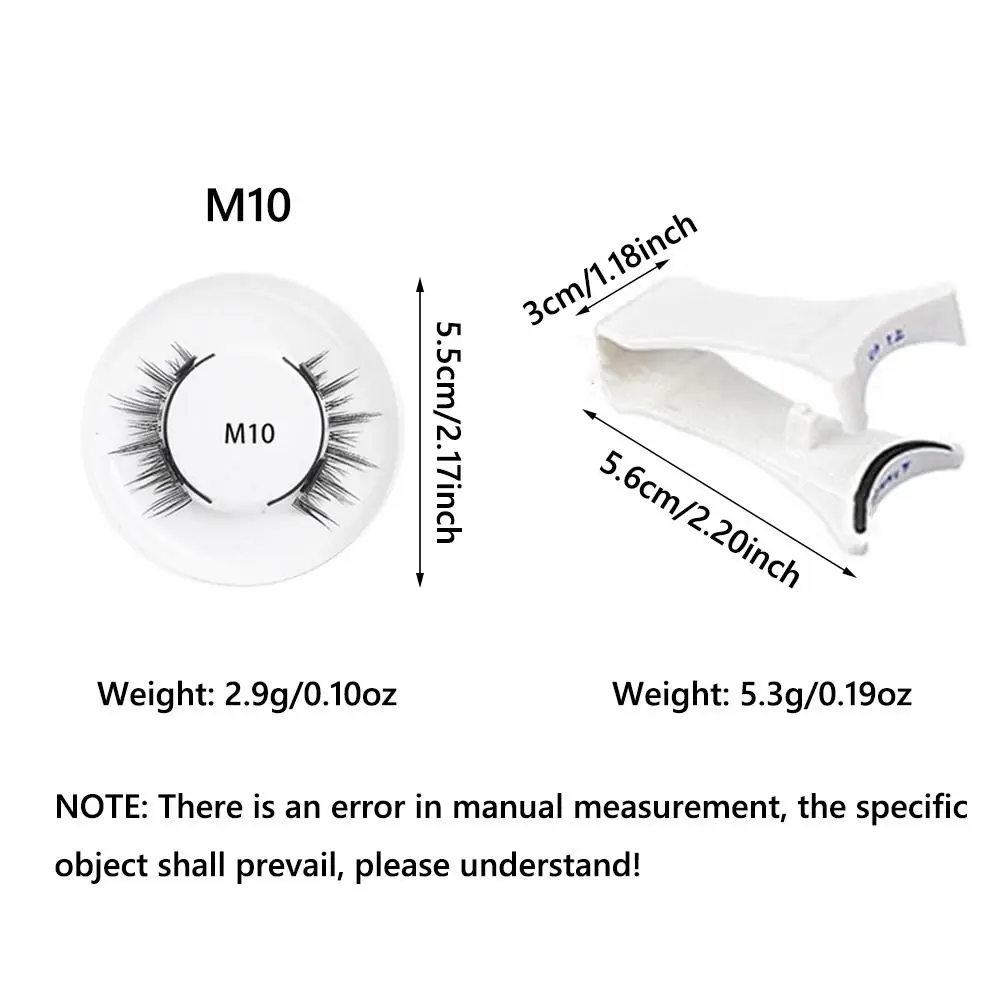 반복적으로 사용 가능한 자석 속눈썹 어플리케이터 포함 접착제 필요 없음 사용하기 쉬운 자석 인조 속눈썹 자연스러운 만화 속눈썹 여성용