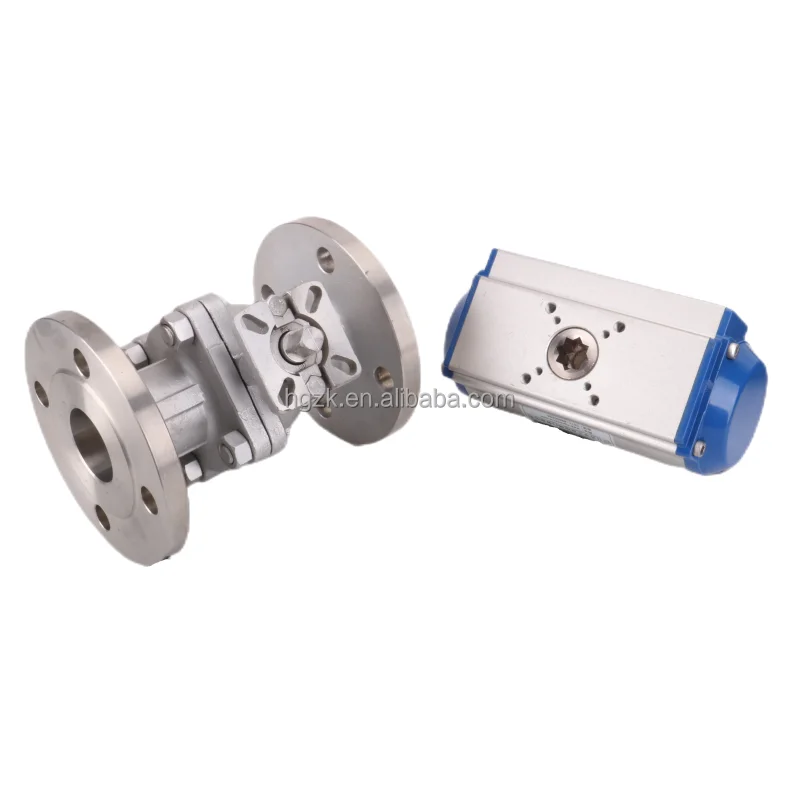 Pneumatic Actuator Double Acting Pneumatic butterfly Valve air Valve As Single Acting Pneumatic Head Da Cylinder Valve HGZK