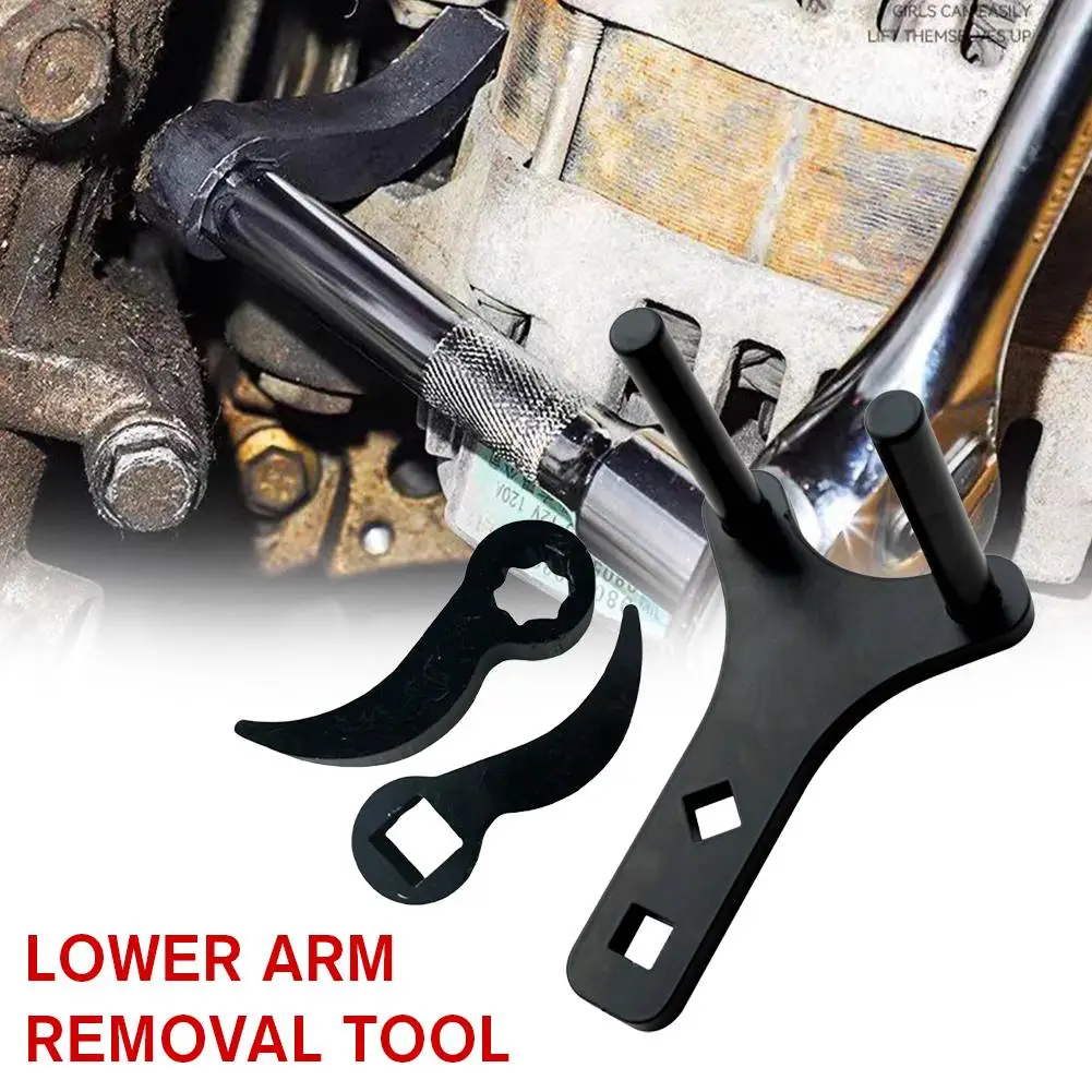 

Car Lower Control Arm Ball Joint Removal Wrench Suspension Head Ball Swing Tool Specialty Wrench Arm Bushing Separation F6J8