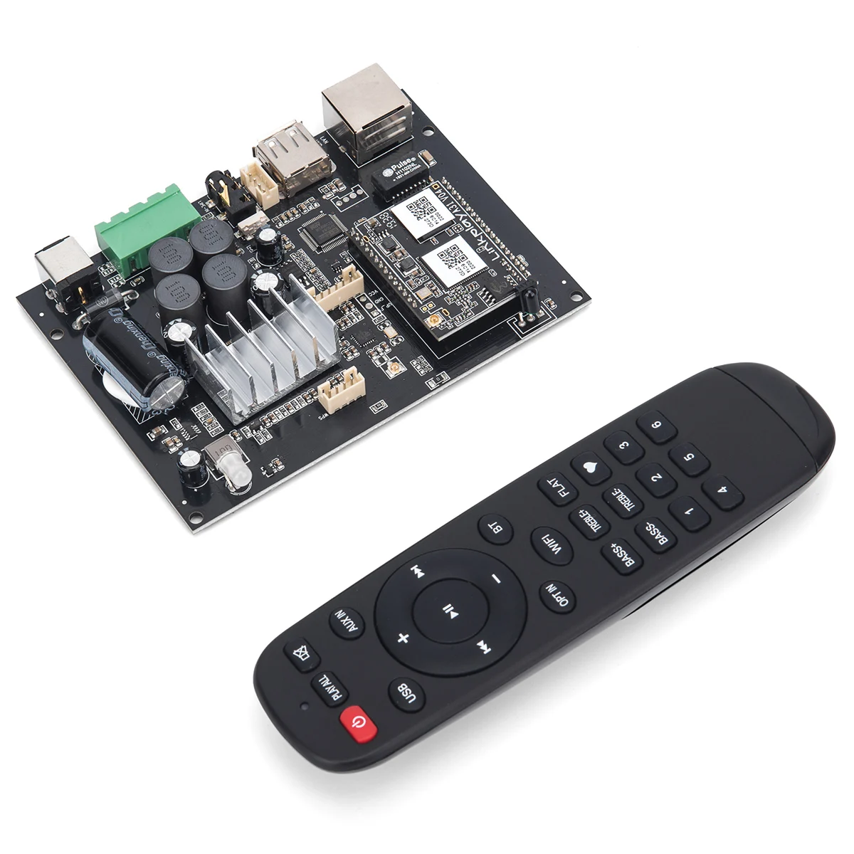 TUNERSYS WiFi Bluetooth Multi-room/multizone Streaming Diy Audio Amplifier Board BT5.0 Stereo with MUZU Play App Control