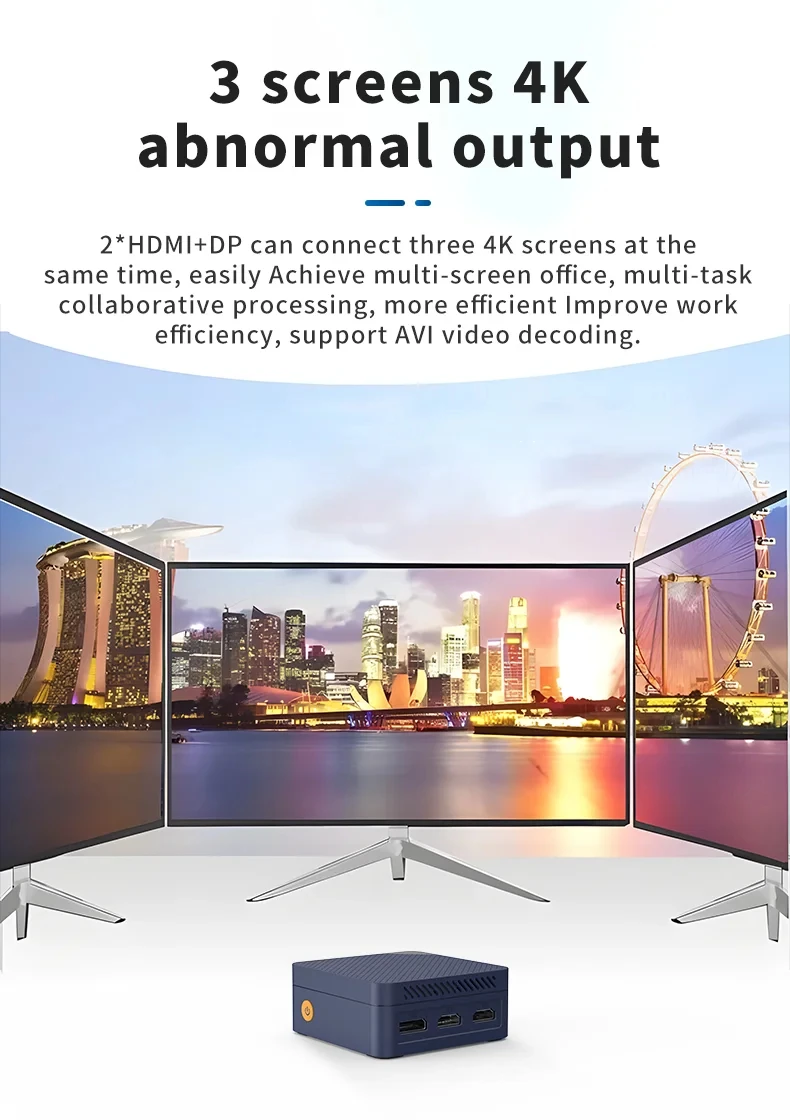 SZBOX Mini PC S15 Intel أحدث Twin Lake N150 M.2 2242 SSD Windows 11 LPDDR5 12GB WIFI BT5.2 كمبيوتر ألعاب الجيب للمكتب #6