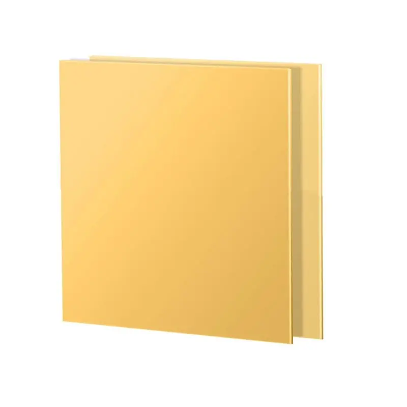 BAAJ-CNC Frame Model Brass Sheet 100X100mm 1Mm Thickness Brass Plate Cutting DIY Construction Mould Pad