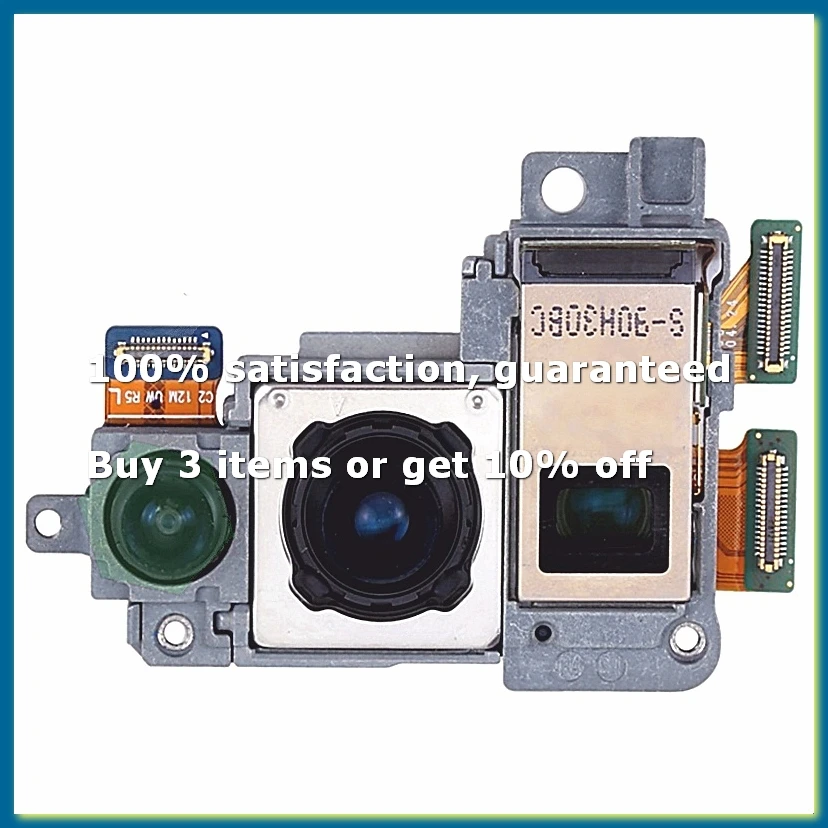 ●For Galaxy Note20 Ultra 5G SM-N986B Camera Set Telephoto + Wide + Rear Main Camera Replacement Parts-ABFB
