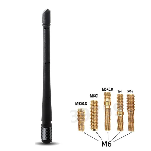 Antena de señal de Radio FM AM para coche, antena de goma de 7 pulgadas, recepción FM/AM optimizada, para Ford F150, Jeep Wrangler, Harley Davidson