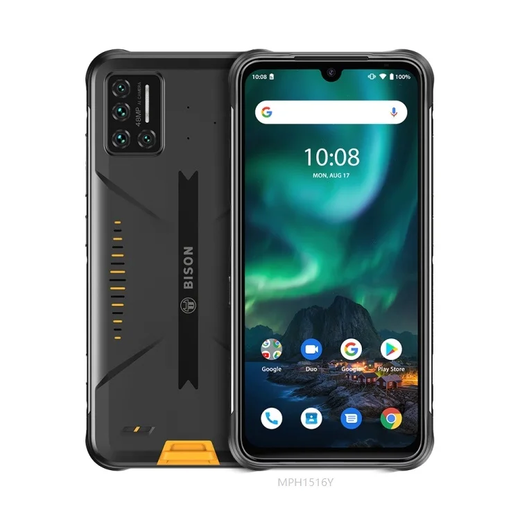 

Смартфон UMIDIGI BISON IP68/IP69K защищенный, четыре ядра, экран 6,3 дюйма, 6 ГБ + 128 ГБ