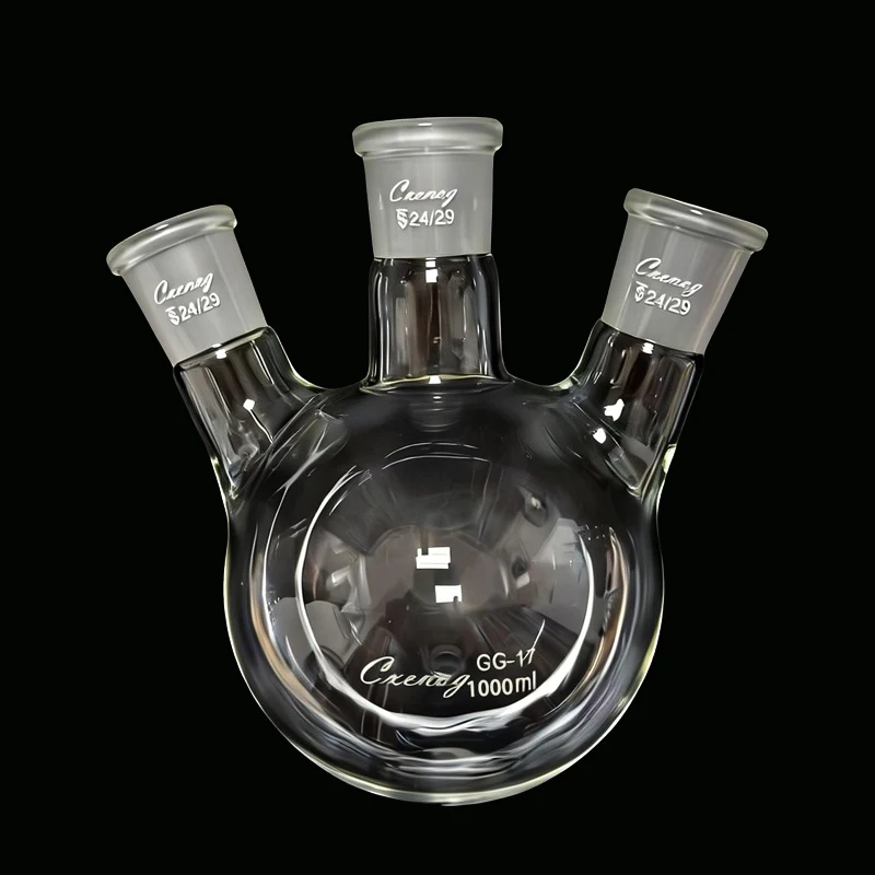 500ml  14/23 29/32 14/23  3 Necks Round-bottomed Glass Flasks