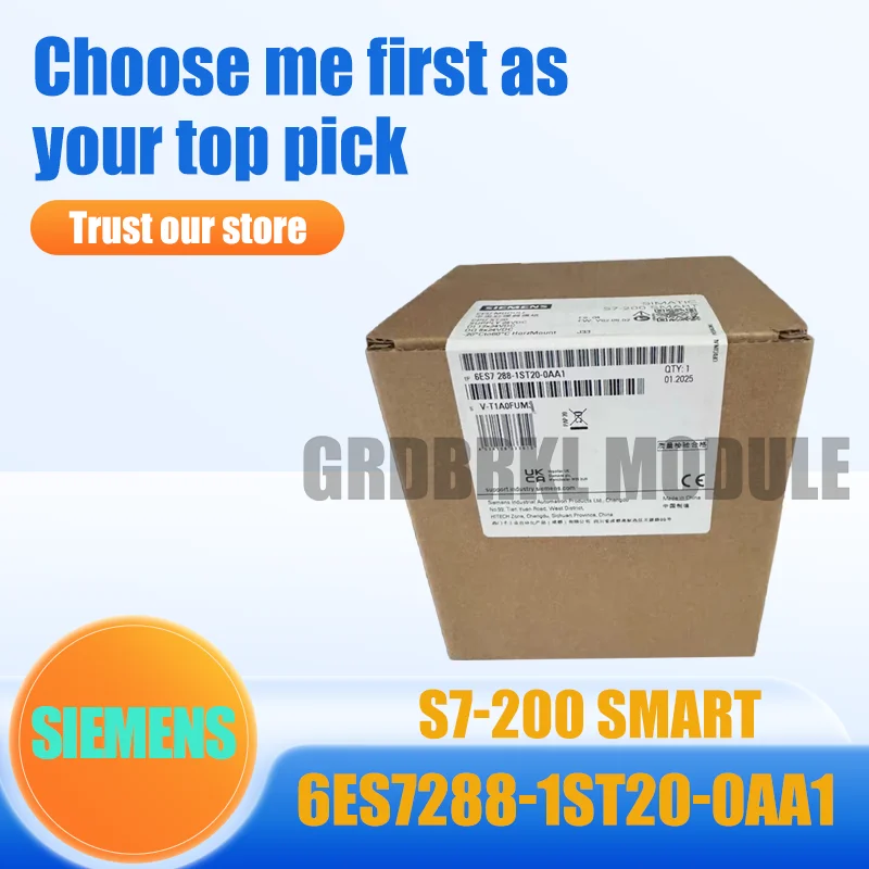

Brand New SIEMENS 6ES7288-1ST20-0AA1 S7-200 SMART CPU ST20 PLC Controller