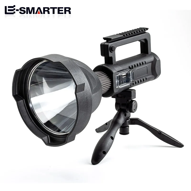 ESMARTER Rechargeable Searchlight Outdoor Waterproof High Power Lighting Flashlight 8000 Ma Large Capacity