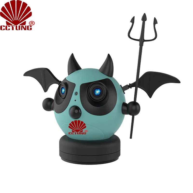 

Cute Panda 2K HD WIFI домашняя безопасность двойной панорамный бикокулярный двойной экран интеллектуальная камера с двумя глазами на 180 ° Широкоугольный