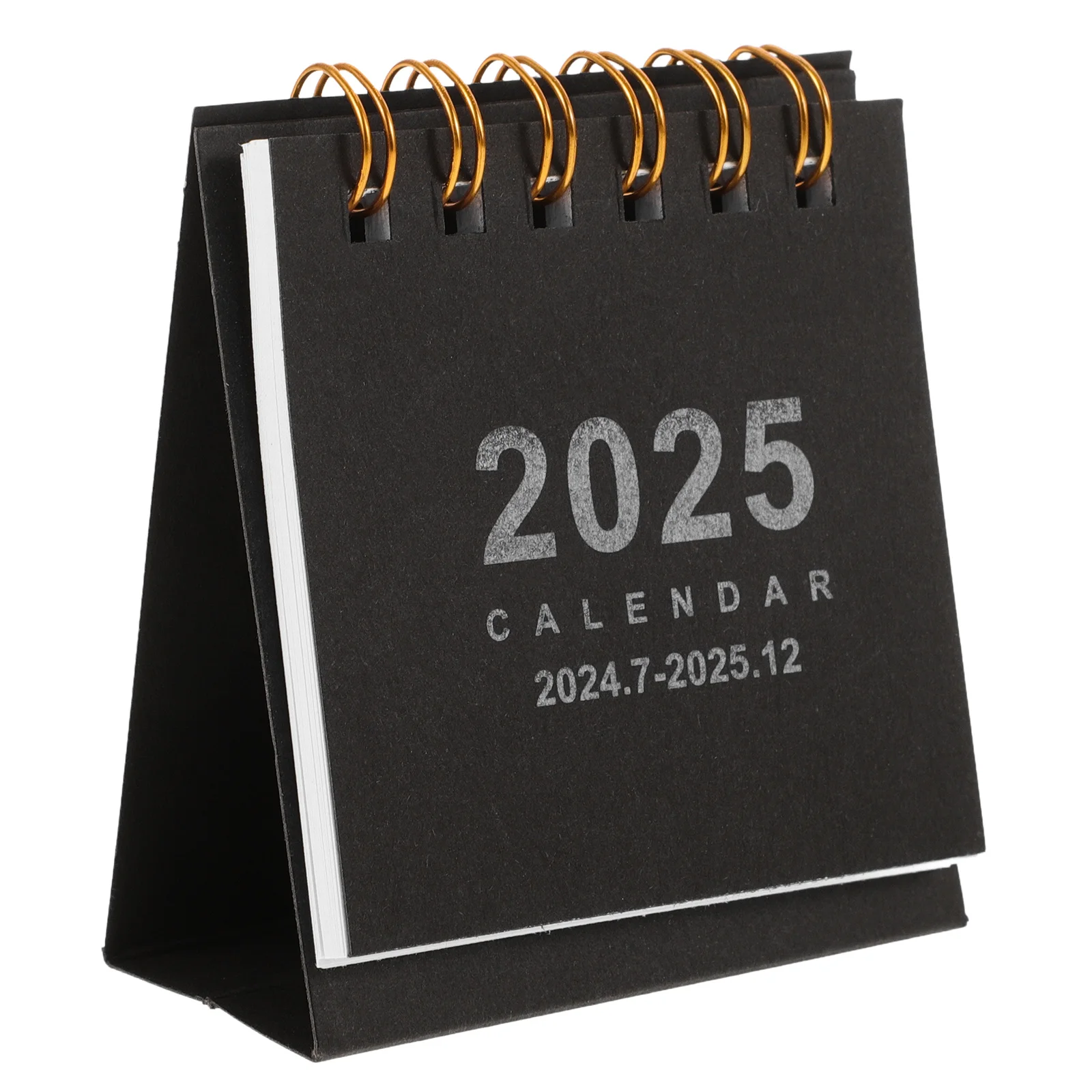 

Мини-настольный календарь на 2025 год, небольшой настольный перекидной спиральный переплет, ежедневное расписание заметок, напоминание, маленький календарь на 2025 год