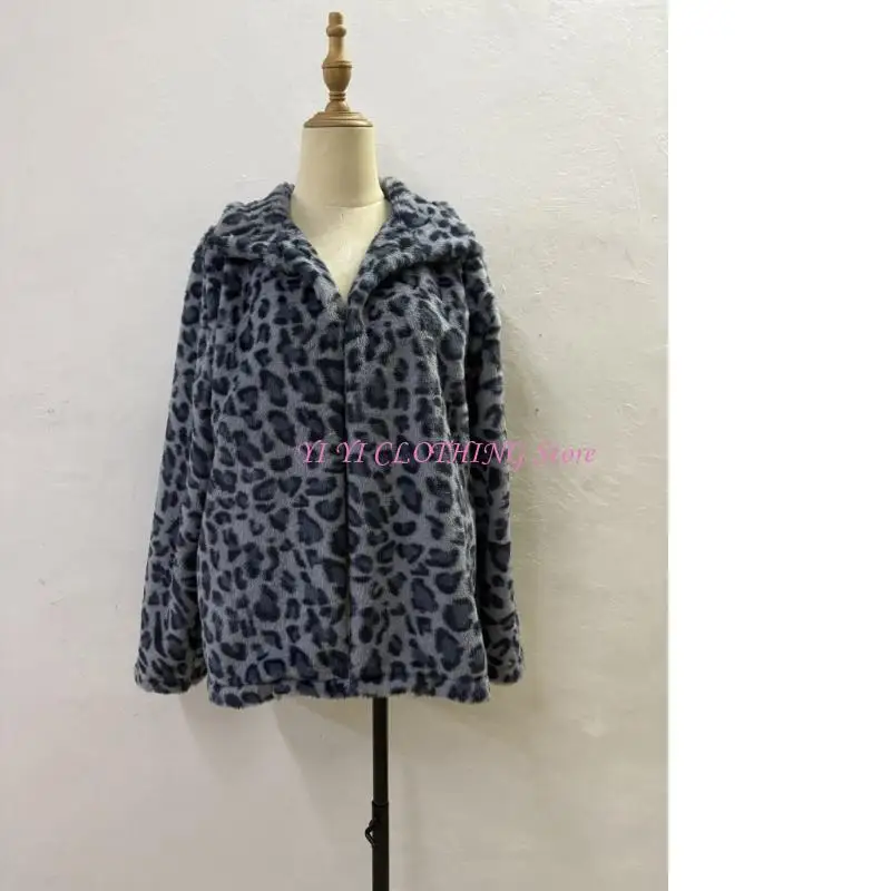 

N5KF Women's Faux Furs Cropped Fall Winter Coat Soft Long Sleeve Open Front Fuzzy Short Coat Outerwear