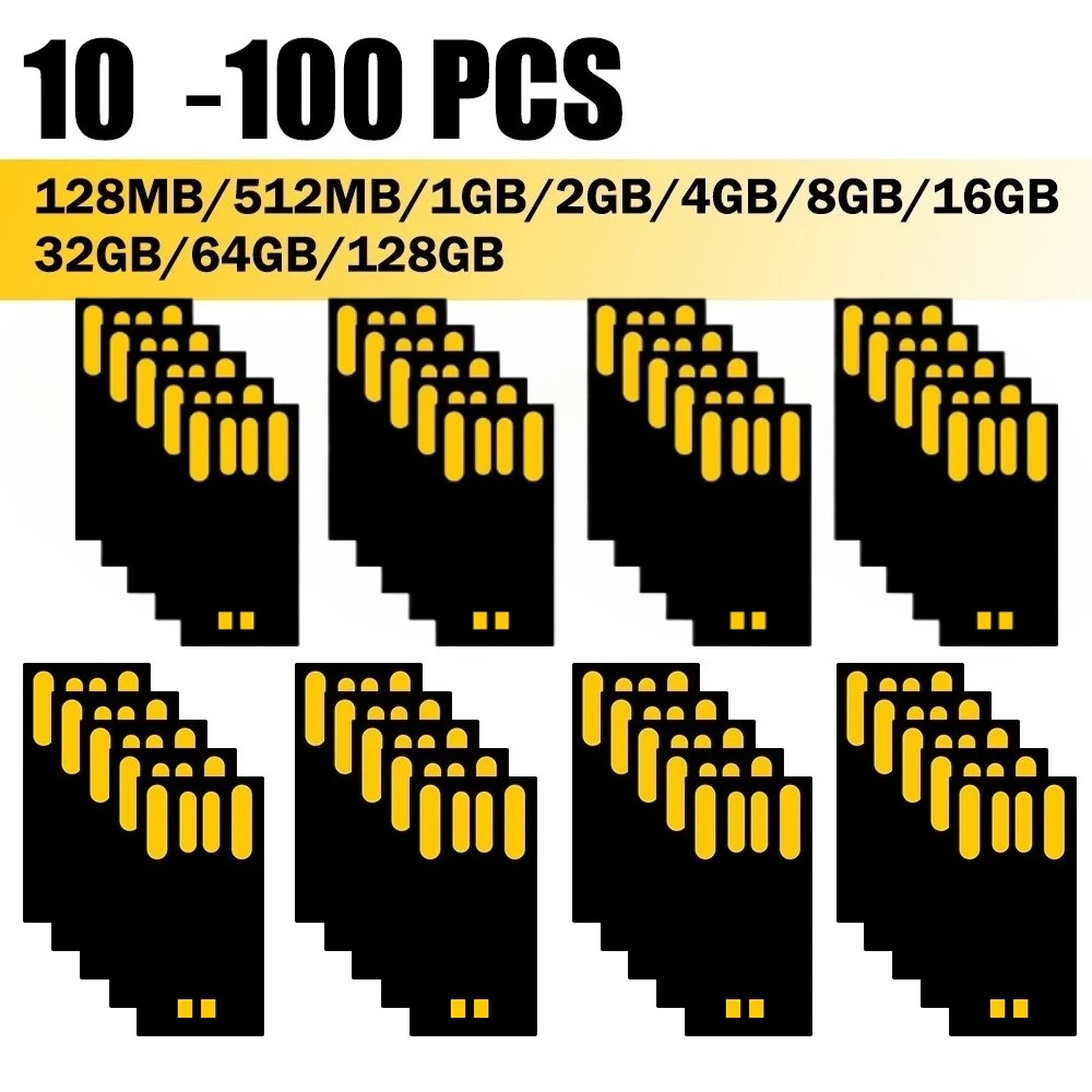 

10-100pcs USB 128GB 2.0 Semi-finished Chip USB Flash Drive Pendrive 8GB 16GB 32GB 64GB 128GB Memory Sticks Flash U Disks флешка