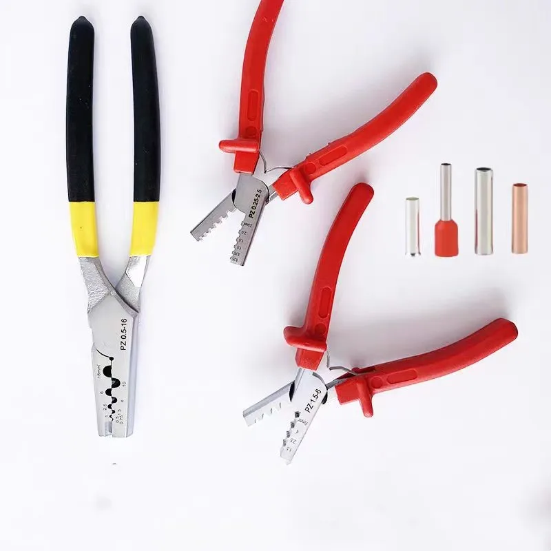 PZ0.5-16 Crimping Tool GT Copper EN VE Connector 0.25-2.5 Crimp Pliers For Cable End Sleeves Special Tube Tubular Terminal Clamp