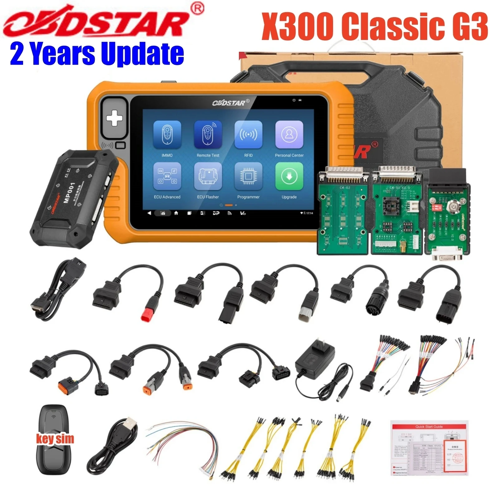 X300 Classic Key Programmer with Built-in  Support Car/Motorcycles/Jet Ski