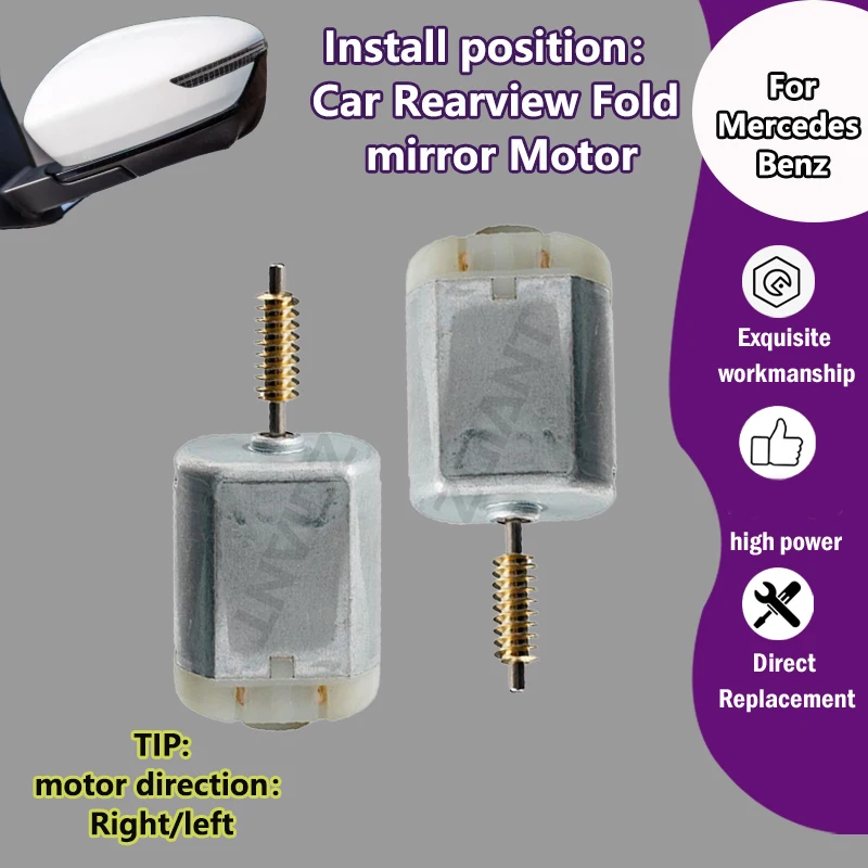 

AZGIANT FC-280SB-16220 Car Power Folding Mirrors R L 12V Motor For Mercedes Benz B-Class W246 B180 B200/GLK X204 GLK250 GLK350