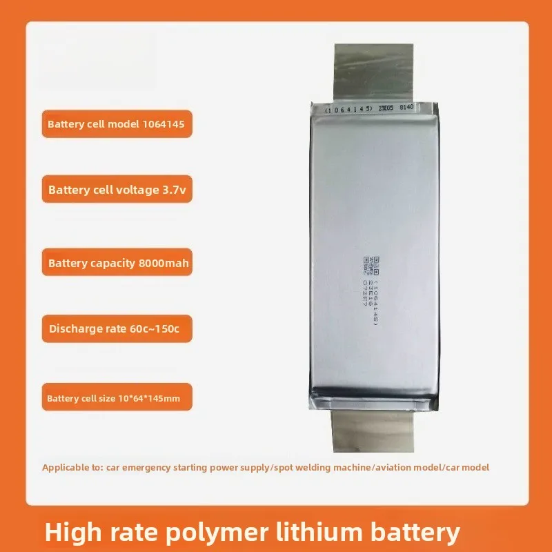 New 1064145 8000mAh 90c 6864145 5000mAh for Toy Violence Car Battery Model Airplane