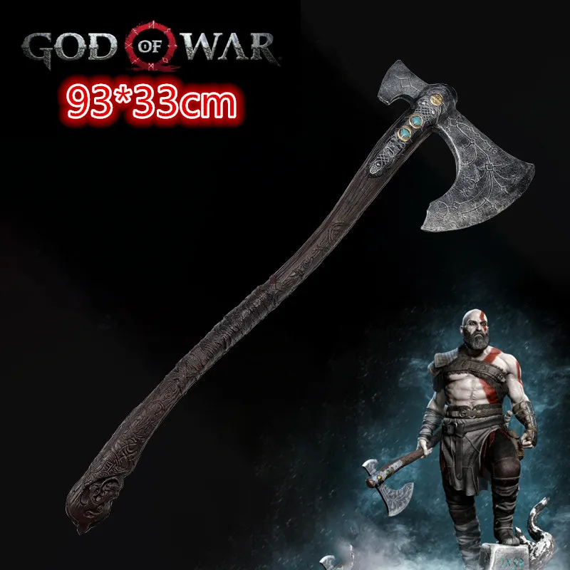 1:1 Cosplay God of War 4 Home Decor War Beast Axe Leviathan B Pirate Ghost Axe Prop Role Playing Cos Axe PU Model Boy toy sword