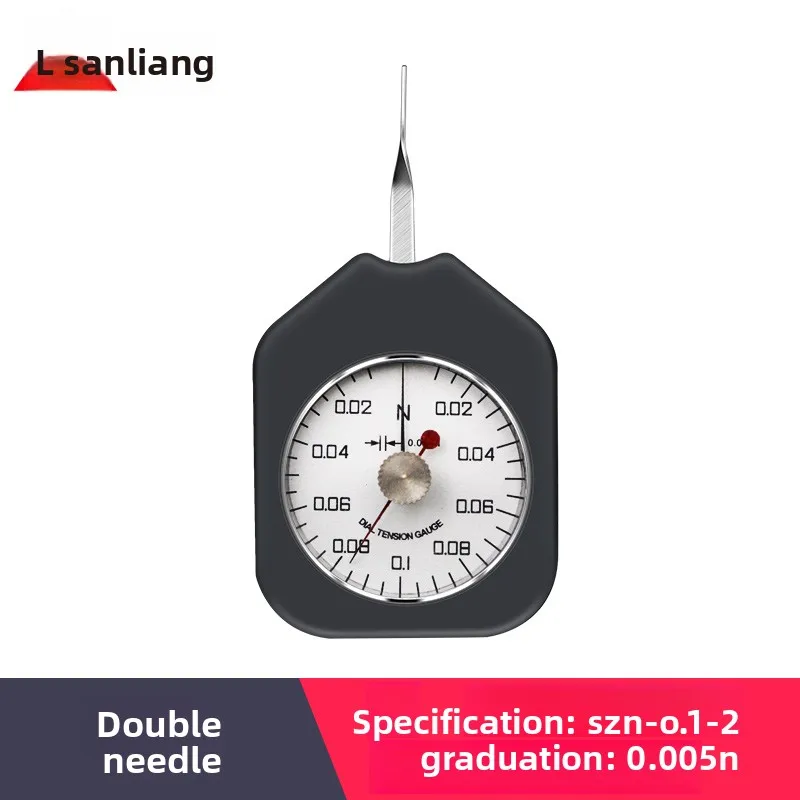 Tensiometer double pointer hold peak N pull press Key triggering force dynamometer mechanical switch Buffer pressure vertical