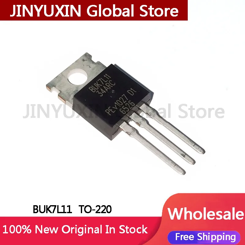 

10-100Pcs BUK7L11-34ARC BUK7L11 TO-220 34V 75A IC Chip