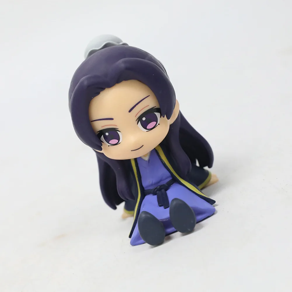 Versión Q The Apothecary Diaries Maomao Jinshi Mini figura periferia de animé Kawaii juguetes sentados adornos de coche de escritorio regalos de modelismo