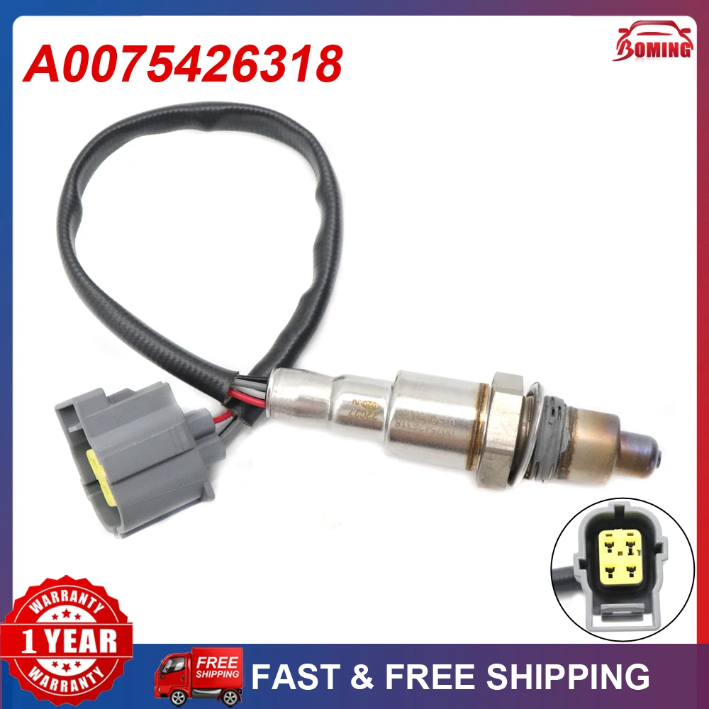 Car New Downstream Air Fuel Ratio Oxygen Lambda Sensor A0075426318 For Mercedes-Benz CLA45 CLA250 Metris S65 SL65 AMG 884523053