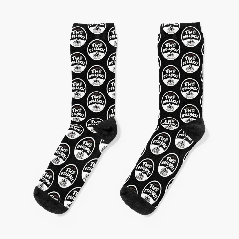 I Want My Two Dollars Socks sports and leisure retro Woman Socks Men's